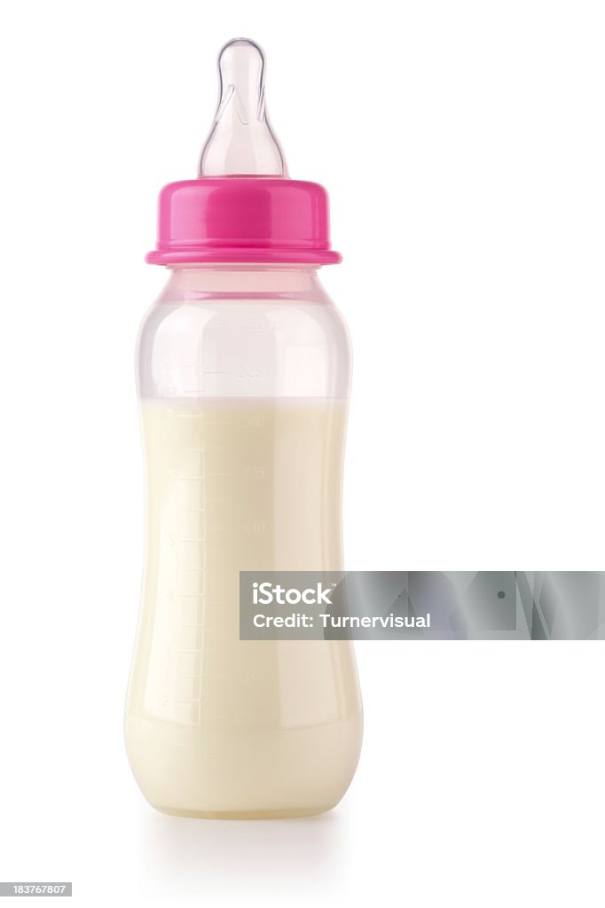 Babyflasche Clipping Path - Lizenzfrei Baby Stock-Foto