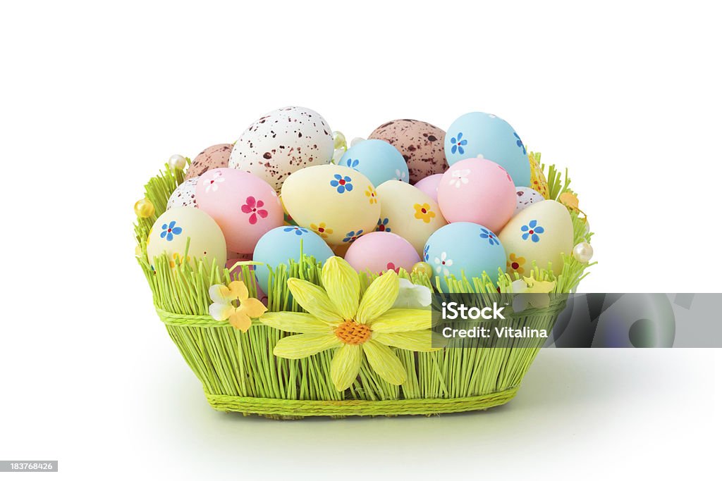 Uova di Pasqua. - Foto stock royalty-free di Ambientazione tranquilla