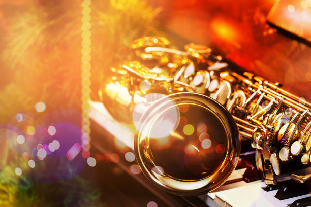 Saxophone on stage