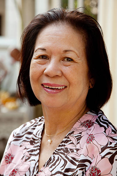 istock Mature Asian Woman Smiling 183768617
