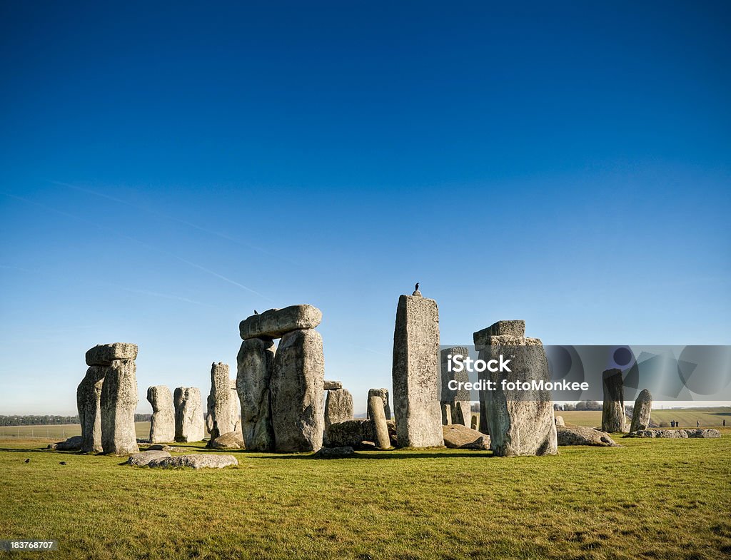 Stonehenge, Salisbury Jasny, Wiltshire, Wielka Brytania - Zbiór zdjęć royalty-free (Stonehenge)