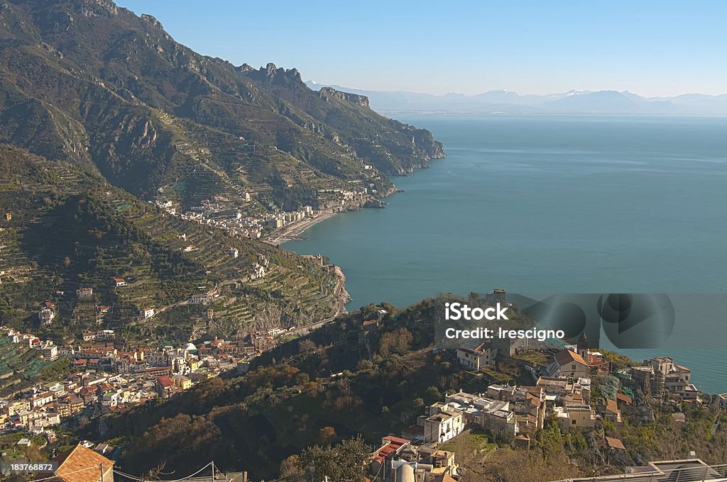 Costiera amalfitana-HDR Ravello Maiori - Foto stock royalty-free di Amalfi