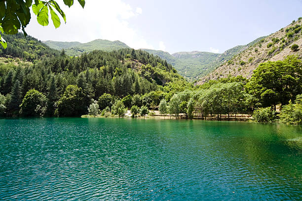 Lago di Scanno - foto stock