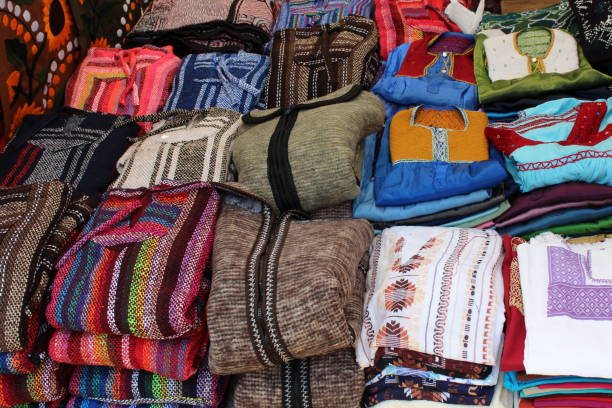 istock Mexican textiles in chiapas 1837693303