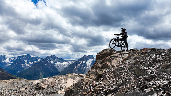 Mountain Biking and Extreme Sports,Alps, Reaching the Summit and Succeeding