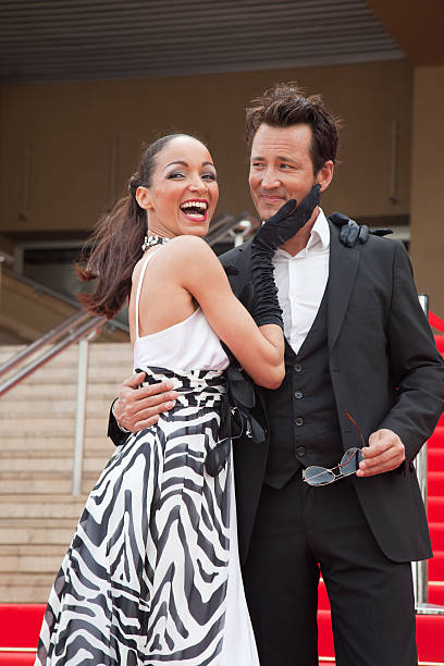 istock Famous couple on the red carpet 183770149