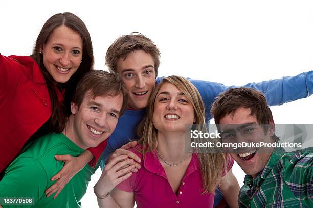 Group Of Happy People Stock Photo - Download Image Now - Adult, Adults Only, Bonding