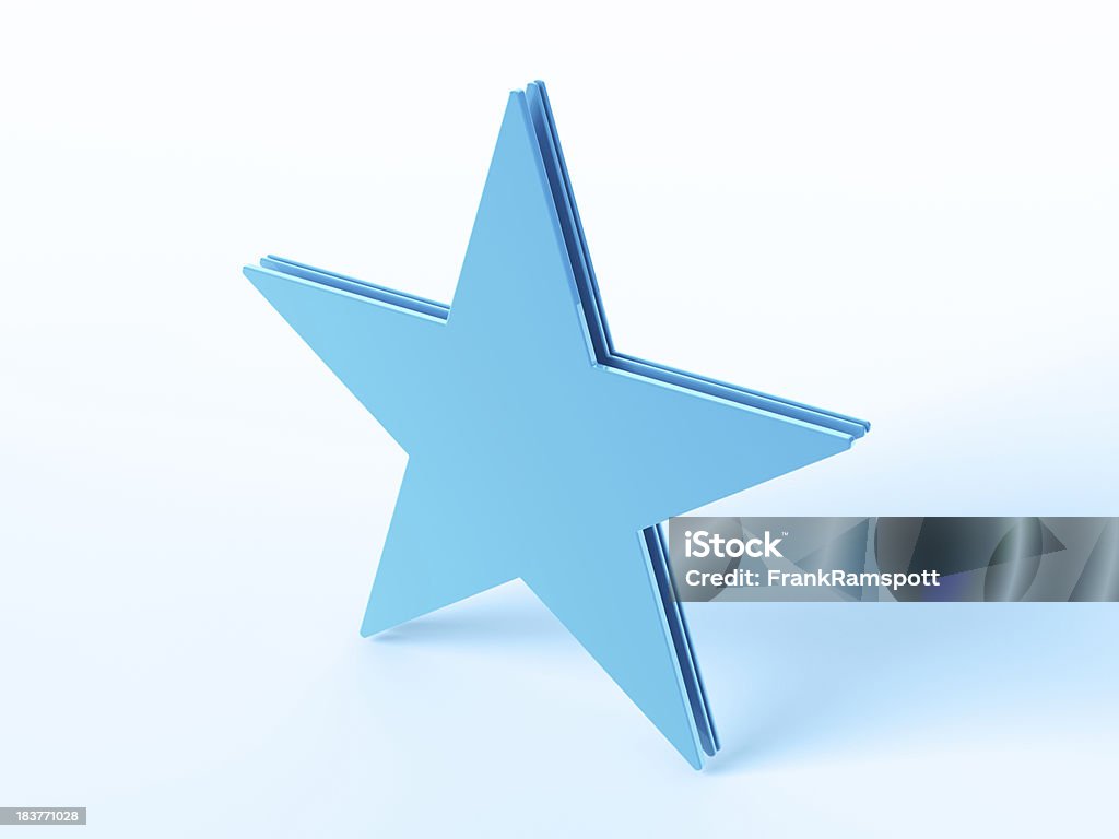 Symbole de l'Étoile bleue - Photo de Affaires libre de droits