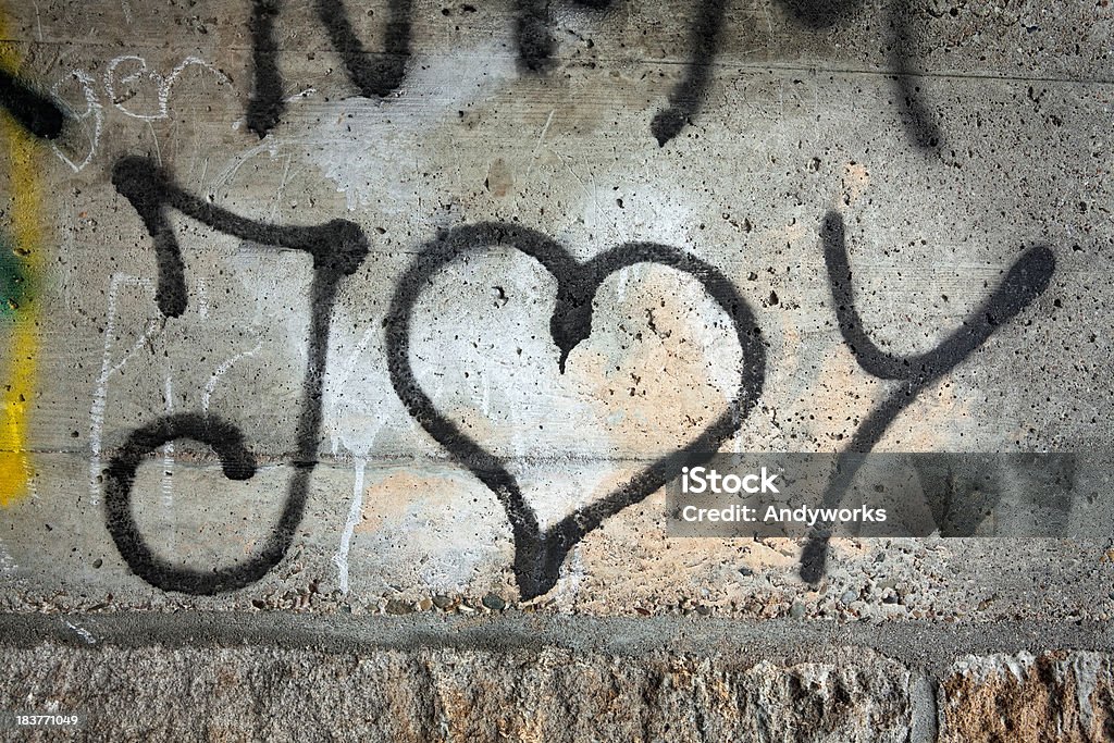 Joy XXXL - Lizenzfrei Graffito Stock-Foto