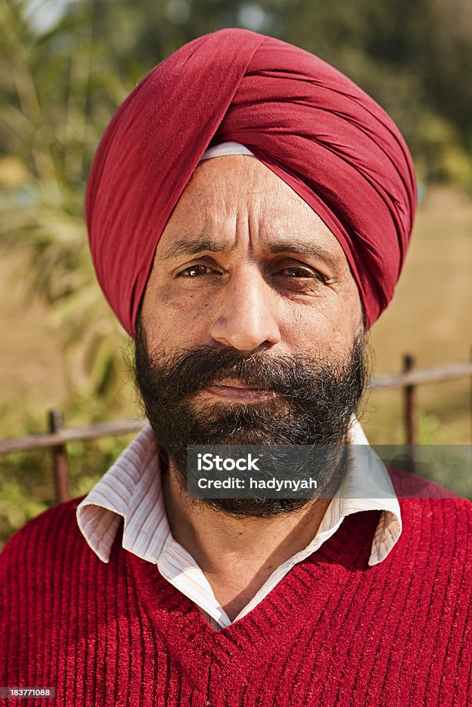 Портрет Индийский сикхских человек - Стоковые фото Мужчины роялти-фри