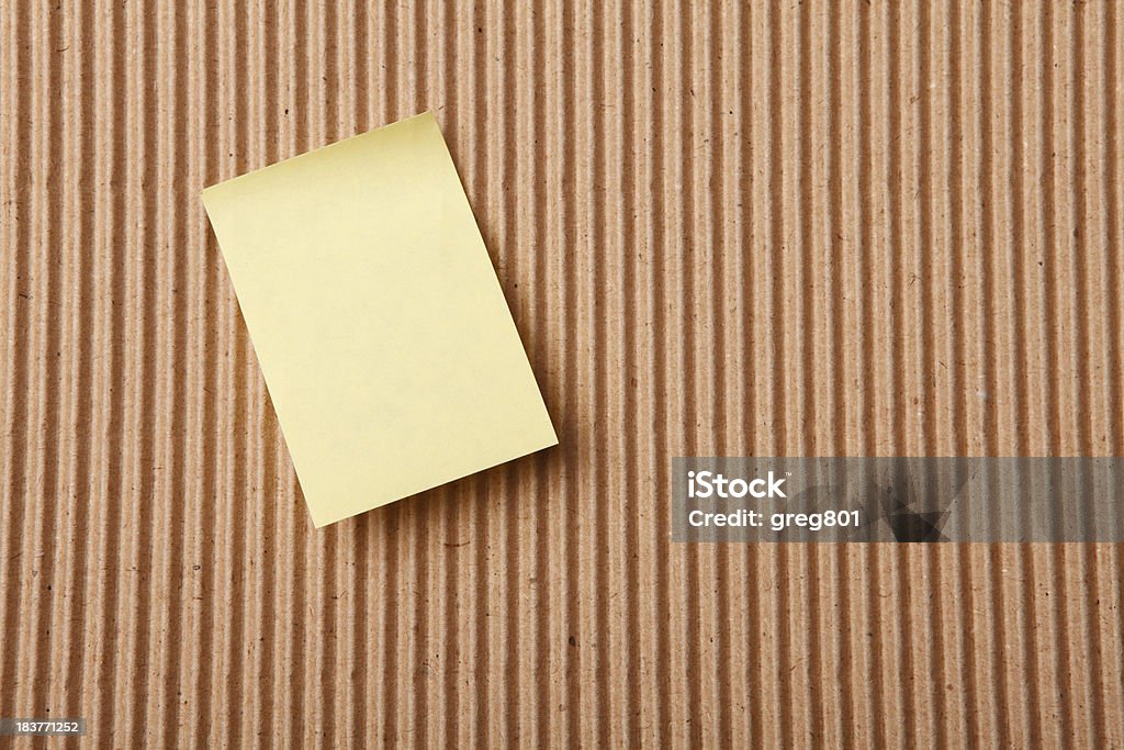 Carta gialla bloccato di cartone XXXL - Foto stock royalty-free di Affari