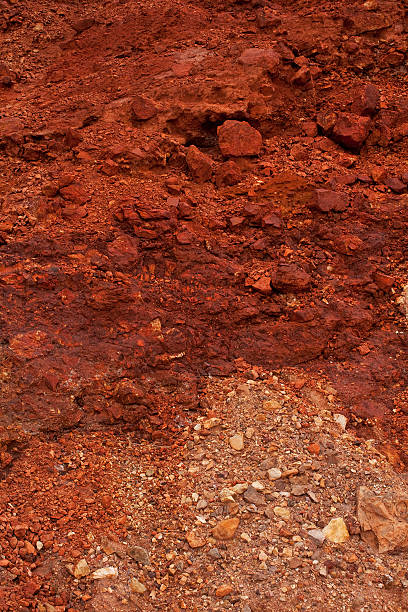 Copper Stone background texture "Close-up of a colorful copper rock formation in Bisbee, Arizona, USA. Vertical" slate ridge stock pictures, royalty-free photos & images