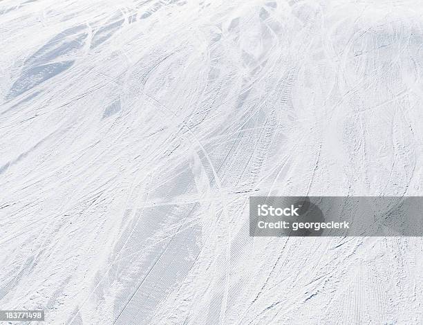 Piste De Esquí De Fondo Foto de stock y más banco de imágenes de Abstracto - Abstracto, Con textura, Esquí - Deporte
