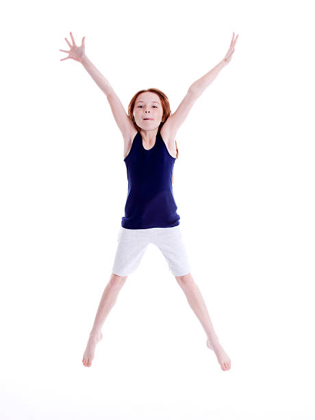 istock Young Girl Jumping for Joy 183772248