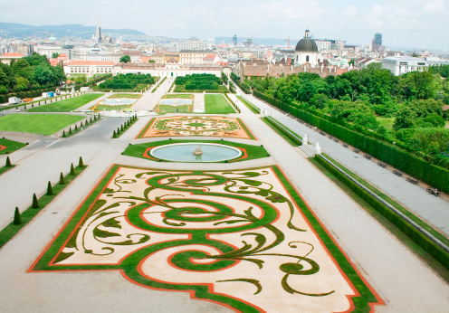 Belvedere Palace and its beautiful gardens