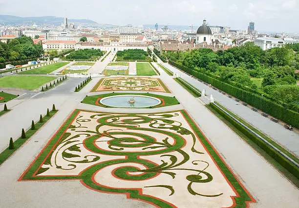 Photo of Belvedere Palace and its beautiful gardens