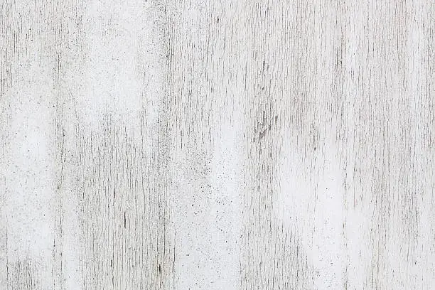 Photo of White painted weathered wood