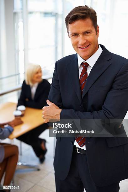 Business Man Taking Break From Work Stock Photo - Download Image Now - 40-49 Years, Administrator, Adult