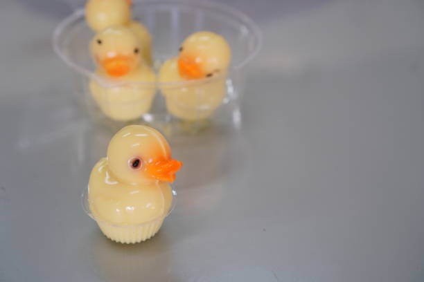 Duck shaped jelly sweet food