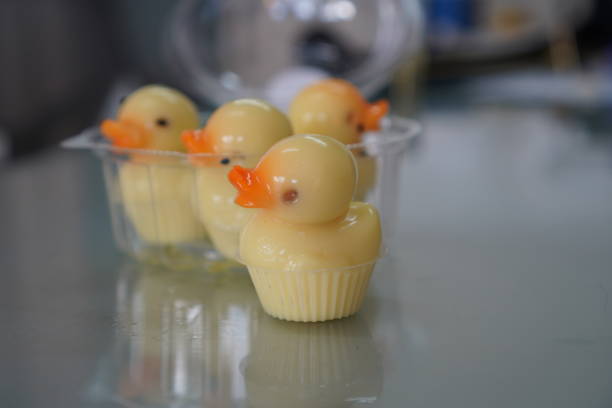 Duck shaped jelly sweet food