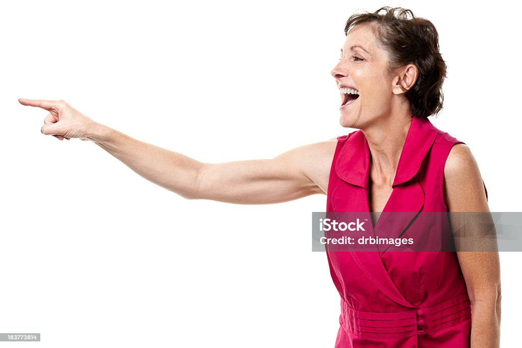 Mature Female Portrait Portrait of a mature woman on a white background.http://s3.amazonaws.com/drbimages/m/wanlei.jpg Cruel Stock Photo