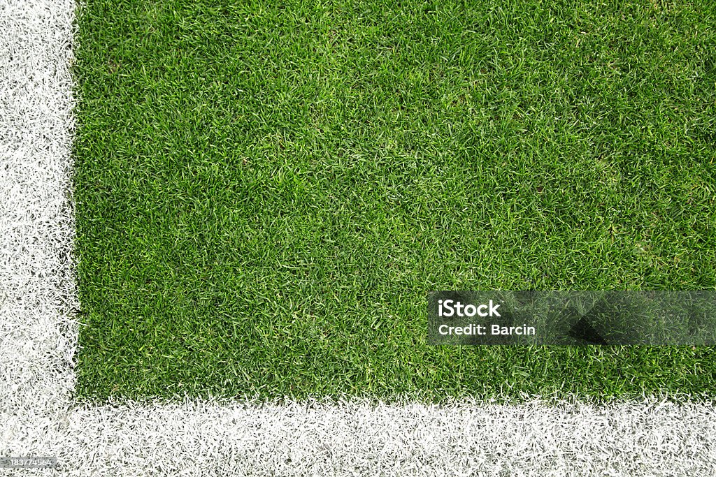 Soccer field - Lizenzfrei Ansicht aus erhöhter Perspektive Stock-Foto