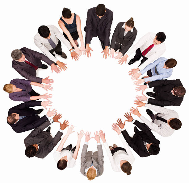 istock Businesspeople Showing Their Hands in a Circle - Isolated 183774887