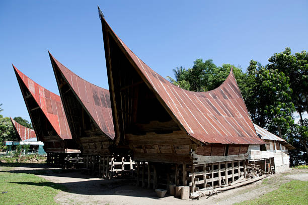 istock lake toba batak house 183774912