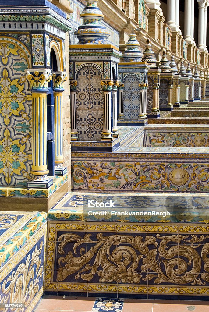 Plaza de Espagna - Foto de stock de Azulejo royalty-free