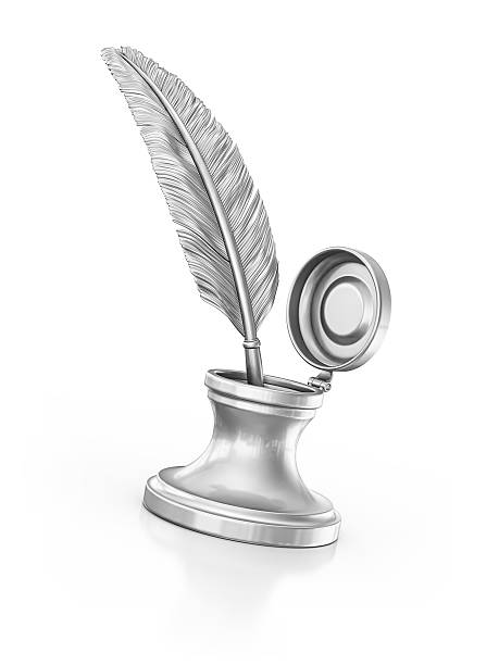 istock ink well and quill pen 183775196