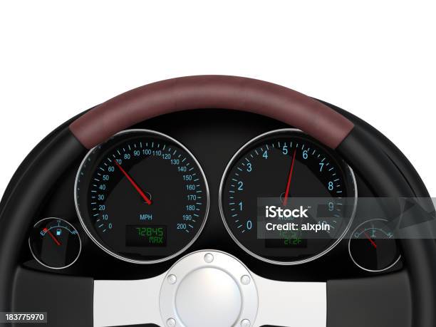 Auto Dashboard - Fotografie stock e altre immagini di Cruscotto - Cruscotto, Scontornabile, Pannello di controllo