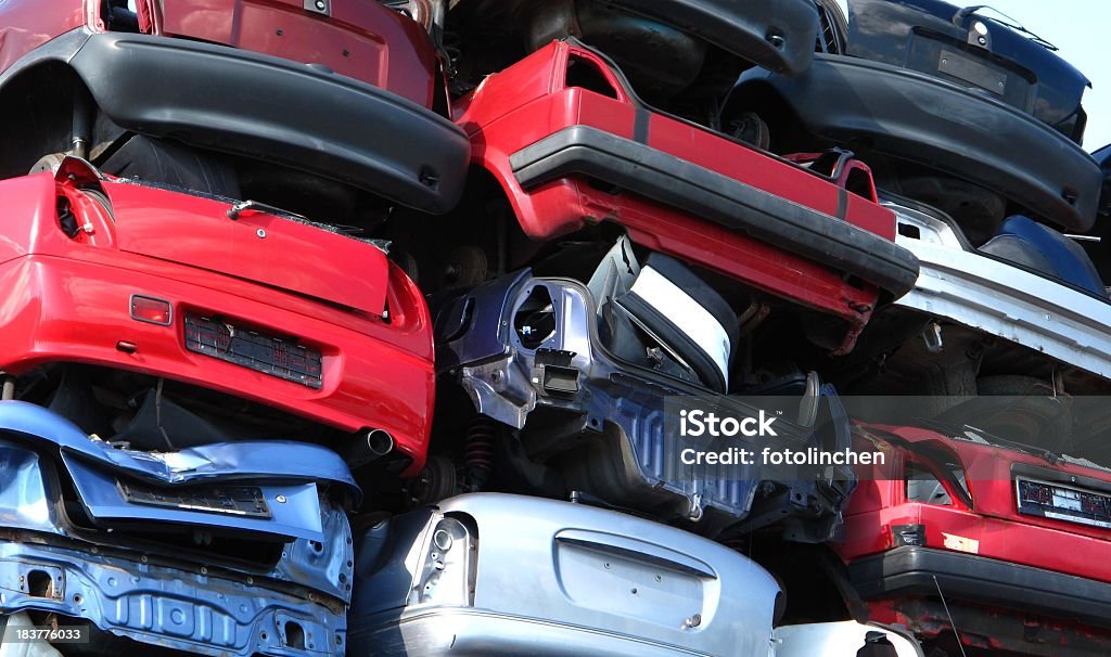 Auto-recycling - Lizenzfrei Alt Stock-Foto