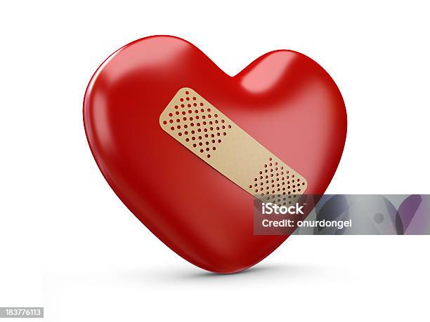 Fist Aid Stock Photo - Download Image Now - Heart Shape, Three Dimensional, Adhesive Bandage