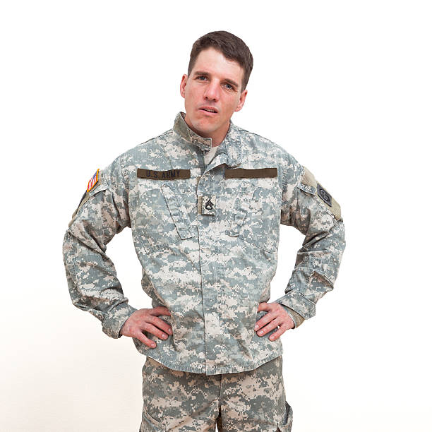 istock American Soldier with a WTF expression 183776305