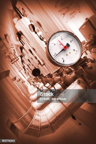 Pressure Gauge Stock Photo - Download Image Now - Air Conditioner, Cold Temperature, Color Image