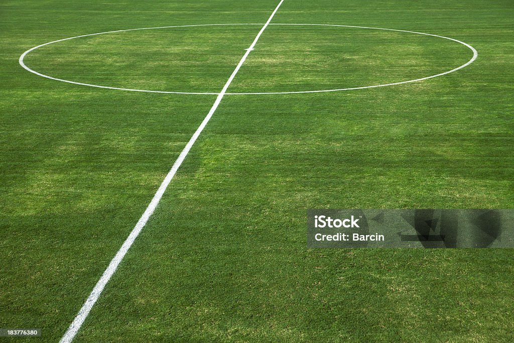 Campo de fútbol - Foto de stock de Hierba - Pasto libre de derechos