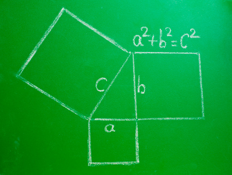 Pythagoras theorem on a green boardYou may like similar images in the light box below: