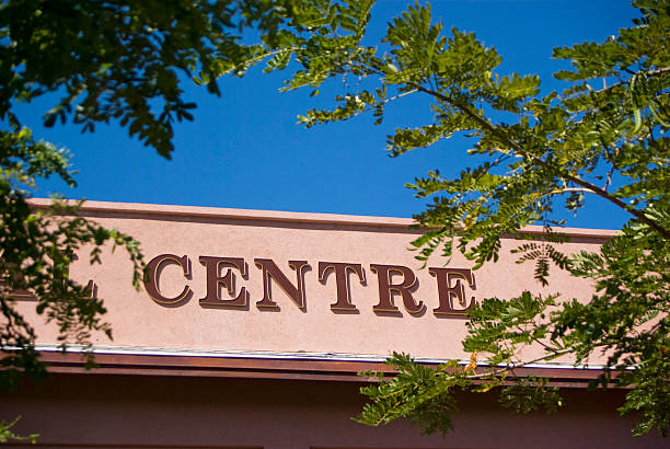 istock building facade with word centre or center 183776439