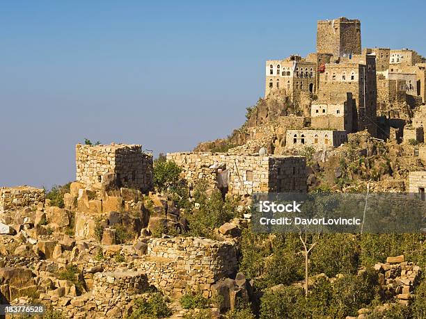 Villaggio Tradizionale - Fotografie stock e altre immagini di Ambientazione esterna - Ambientazione esterna, Arabia, Architettura