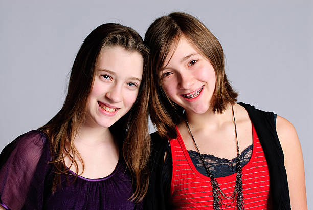istock Portrait of Twin Sisters 183776646