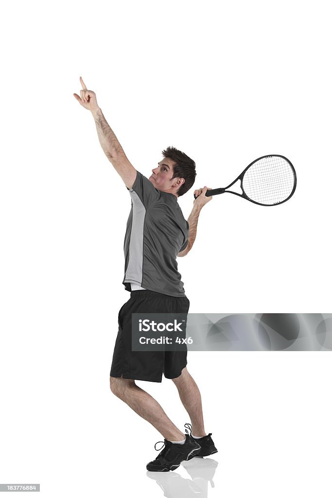 Giocatore di Tennis - Foto stock royalty-free di Giocare