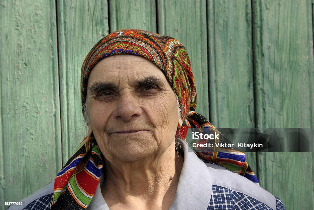 Nonna - Foto stock royalty-free di Foulard - Copricapo