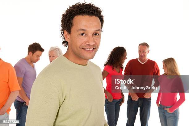 Foto de Retrato De Um Homem e mais fotos de stock de Foto de estúdio - Foto de estúdio, Grupo de Pessoas, Pessoas