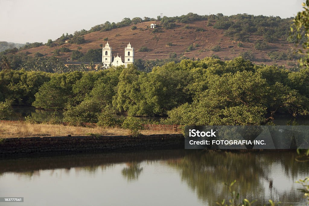 Église paysage de Goa - Photo de Admirer le paysage libre de droits