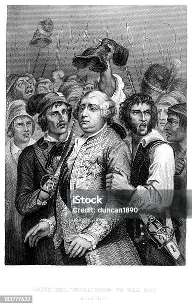 Louis Xvi 위험에 처한 템즈 이동 루이 16세에 대한 스톡 벡터 아트 및 기타 이미지 - 루이 16세, French Revolution, 18세기