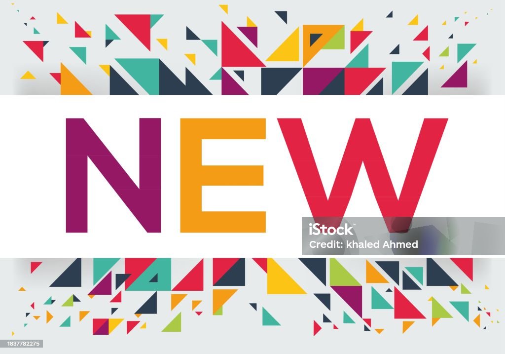 New Text Banner Stock Illustration - Download Image Now - Badge, Circle ...