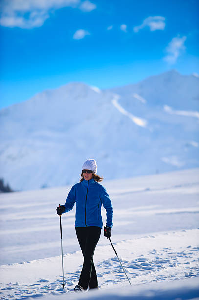 istock Nordic walking at winter time 183778573
