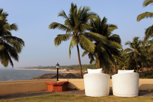 View of the Luxury Terrace in Goa.