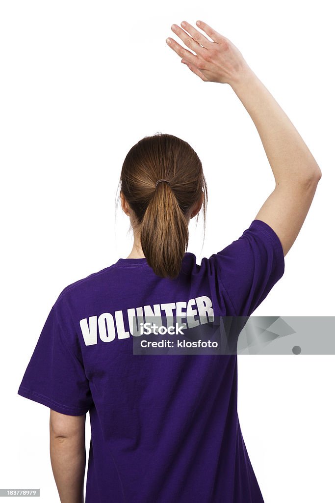 Weibliche Freiwilligen - Lizenzfrei Freiwilliger Stock-Foto