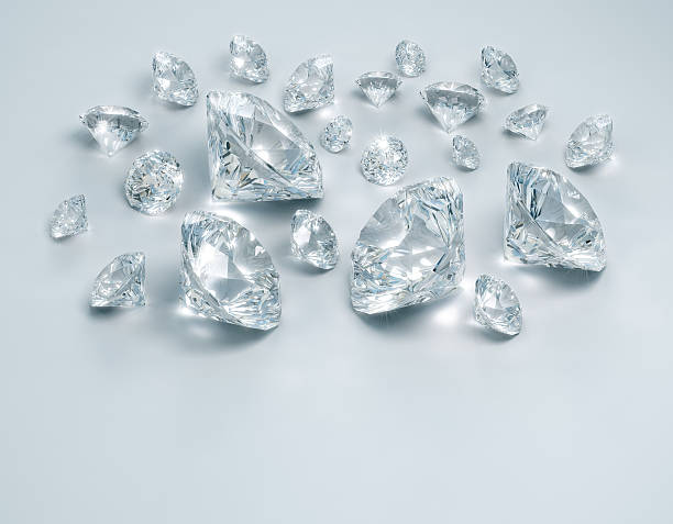 Sparkling Diamonds stock photo